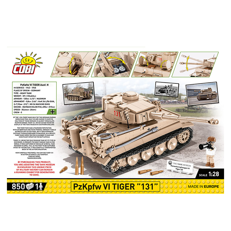 Lego cobi tiger discount 2